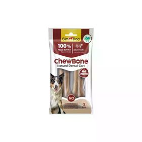 Gimdog Chew Bones Press 5.5 cm 120 gr 2'li Naturel Köpek Çiğneme Kemiği