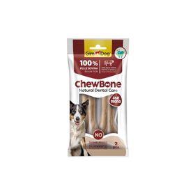 Gimdog Chew Bones Press 5.5 cm 120 gr 2'li Naturel Köpek Çiğneme Kemiği