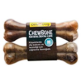 Gimdog Chewbone 4.5" İkili Naturel Press Kemik