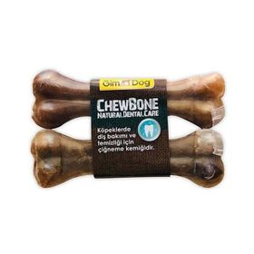 Gimdog Chewbone 4.5" İkili Naturel Press Kemik