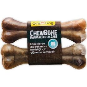 Gimdog Chewbone 4.5" İkili Naturel Press Kemik
