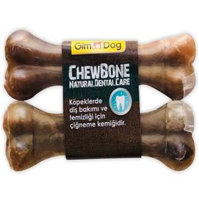 Gimdog Mordimi Ağız ve Diş Sağlığı için Naturel 2 Adet 120 gr Köpek Çiğneme Kemiği