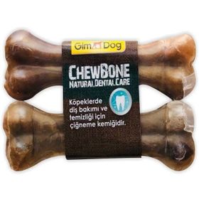 Gimdog Mordimi Ağız ve Diş Sağlığı için Naturel 2 Adet 120 gr Köpek Çiğneme Kemiği