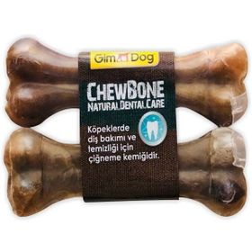 Gimdog Mordimi Ağız ve Diş Sağlığı için Naturel 2 Adet 120 gr Köpek Çiğneme Kemiği