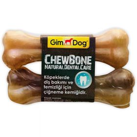 Gimdog Naturel 4.5 inç 11 cm 2'li Press Kemik