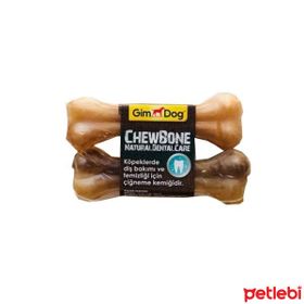 Gimdog Naturel 4.5 inç 11 cm 2'li Press Kemik