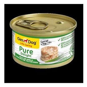 Gimdog Pure Delight Parça Tavuklu ve Kuzulu Yetişkin 85 gr Köpek Konservesi