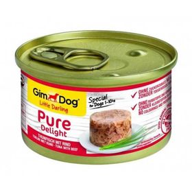 Gimdog Pure Delight Ton Balıklı ve Biftekli 85 gr Köpek Konserve