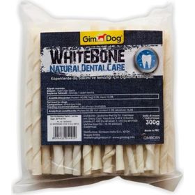 Gimdog White Bone Burgu Çubuk 50 Adet 2x6 gr Köpek Ödül Maması