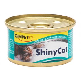 Gimpet Shiny Cat Tavuklu Karidesli Jöleli 70 gr Kedi Konserve