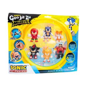 Giochi Preziosi GJN03000 GooJitSu Sonic Mini 6'lı Paket Figür