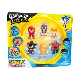 Giochi Preziosi GJN03000 GooJitSu Sonic Mini 6'lı Paket Figür