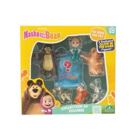 Giochi Preziosi MHA31000 Maşa ve Koca Ayı 6'li Figür Set ve 1 Sürpriz Figür Karakter Oyuncak