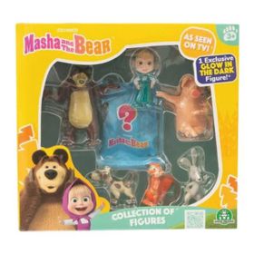 Giochi Preziosi MHA31000 Maşa ve Koca Ayı 6'li Figür Set ve 1 Sürpriz Figür Karakter Oyuncak