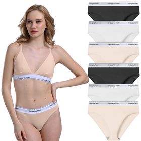 Giorgina Ferri G-009 B Diana Likralı 6'lı Kutu Premium Günlük Kullanıma Uygun Yazılı Kadın Slip Külot