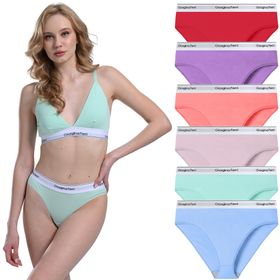 Giorgina Ferri G-009 D Diana Likralı 6'lı Kutu Premium Günlük Kullanıma Uygun Yazılı Kadın Slip Külot