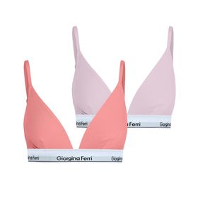 Giorgina Ferri G-202 E Kutu Elastik Bantlı Günlük Kullanıma Uygun Spor Isabelle 2’li Kadın Sütyen Bralet