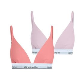 Giorgina Ferri G-202 E Kutu Elastik Bantlı Günlük Kullanıma Uygun Spor Isabelle 2’li Kadın Sütyen Bralet