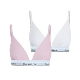 Giorgina Ferri G-202 F Kutu Elastik Bantlı Günlük Kullanıma Uygun Spor Isabelle 2’li Kadın Sütyen Bralet