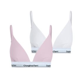 Giorgina Ferri G-202 F Kutu Elastik Bantlı Günlük Kullanıma Uygun Spor Isabelle 2’li Kadın Sütyen Bralet