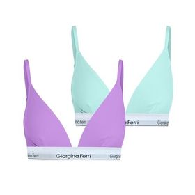 Giorgina Ferri G-202 H Kutu Elastik Bantlı Günlük Kullanıma Uygun Spor Isabelle 2’li Kadın Sütyen Bralet