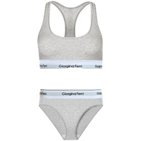 Giorgina Ferri G-251 C Günlük Kullanıma Uygun Kadın Spor Bralet+Slip Külot Elsa 2’li Set