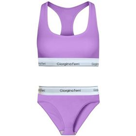 Giorgina Ferri G-251 F Günlük Kullanıma Uygun Kadın Spor Bralet+Slip Külot Elsa 2’li Set
