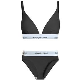 Giorgina Ferri G-252 A Günlük Kullanıma Uygun Üçgen Kadın Bralet+Slip Külot 2’li Set