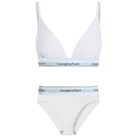 Giorgina Ferri G-252 B Günlük Kullanıma Uygun Üçgen Kadın Bralet+Slip Külot 2’li Set