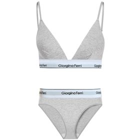Giorgina Ferri G-252 C Günlük Kullanıma Uygun Üçgen Kadın Bralet+Slip Külot 2’li Set