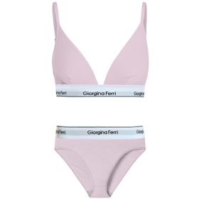 Giorgina Ferri G-252 G Günlük Kullanıma Uygun Üçgen Kadın Bralet+Slip Külot 2’li Set
