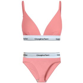 Giorgina Ferri G-252 H Günlük Kullanıma Uygun Üçgen Kadın Bralet+Slip Külot 2’li Set