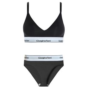 Giorgina Ferri G-253 A Günlük Kullanıma Uygun Kadın Sara Spor Sütyen+Slip Külot 2’li Set