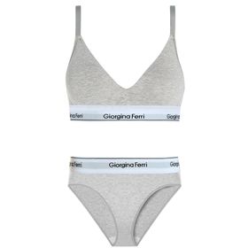 Giorgina Ferri G-253 C Günlük Kullanıma Uygun Kadın Sara Spor Sütyen+Slip Külot 2’li Set