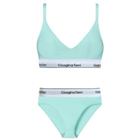 Giorgina Ferri G-253 D Günlük Kullanıma Uygun Kadın Sara Spor Sütyen+Slip Külot 2’li Set