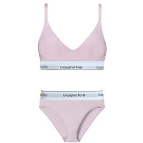 Giorgina Ferri G-253 G Günlük Kullanıma Uygun Kadın Sara Spor Sütyen+Slip Külot 2’li Set