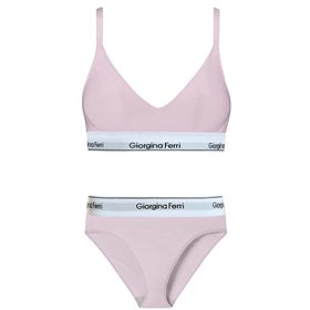Giorgina Ferri G-253 G Günlük Kullanıma Uygun Kadın Sara Spor Sütyen+Slip Külot 2’li Set