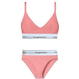 Giorgina Ferri G-253 H Günlük Kullanıma Uygun Kadın Sara Spor Sütyen+Slip Külot 2’li Set