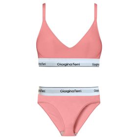 Giorgina Ferri G-253 H Günlük Kullanıma Uygun Kadın Sara Spor Sütyen+Slip Külot 2’li Set