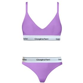 Giorgina Ferri G-256 F Günlük Kullanıma Uygun Spor Kadın Kelly Sütyen+Tanga Külot 2’li Set
