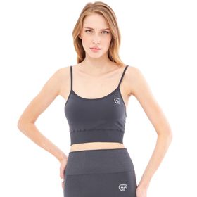 Giorgina Ferri GF-303 B Hera Yumuşak Dokulu Esnek Destekli Yoga Koşu Spor ve Günlük İp Askılı Sporcu Sütyeni