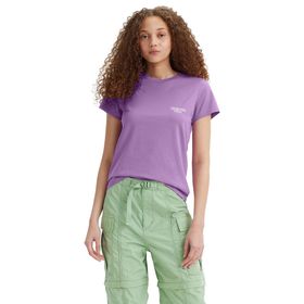 Giorgina Ferri GF-501 F Gabi Premium ESS Logo Tee Kadın T-Shirt