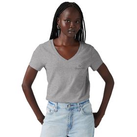 Giorgina Ferri GF-503 C Irina Premium ESS Logo V Yaka Tee Kadın T-Shirt