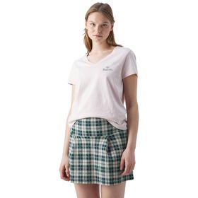 Giorgina Ferri GF-503 G Irina Premium ESS Logo V Yaka Tee Kadın T-Shirt