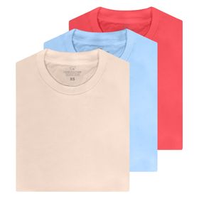 Giorgina Ferri GF-504 B Valeria 3'lü Kutu Premium Tee Kadın T-Shirt