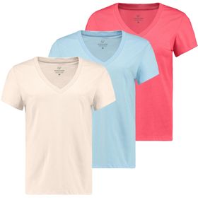 Giorgina Ferri GF-505 B Rosie 3'lü Kutu Premium V Yaka Tee Kadın T-Shirt