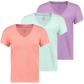 Giorgina Ferri GF-505 C Rosie 3'lü Kutu Premium V Yaka Tee Kadın T-Shirt