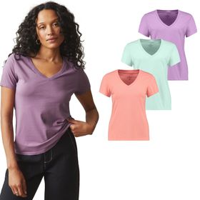 Giorgina Ferri GF-505 C Rosie 3'lü Kutu Premium V Yaka Tee Kadın T-Shirt