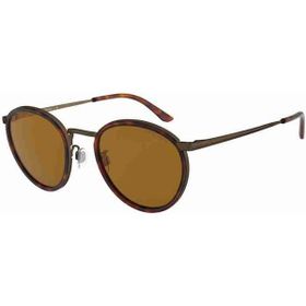 Giorgio Armani 101M 325933 50 Ekartman Unisex Güneş Gözlüğü - Kahverengi
