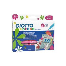Giotto 226511 6 Renk Decor Textile Kumaş Kalemi